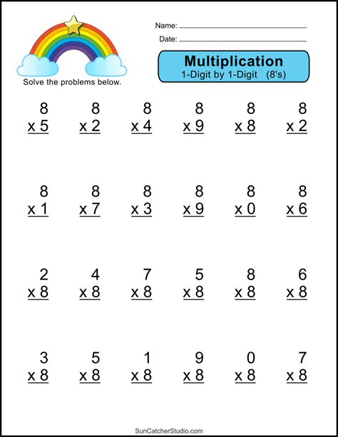 1st Grade Multiplication Worksheets Printable Worksheets