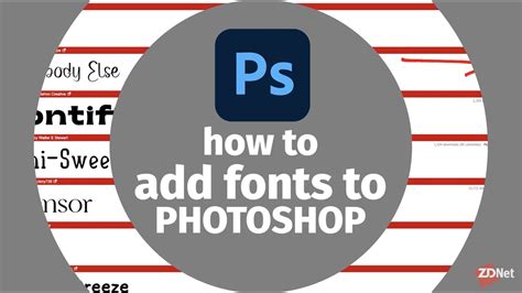 How To Add Fonts To Photoshop YouTube