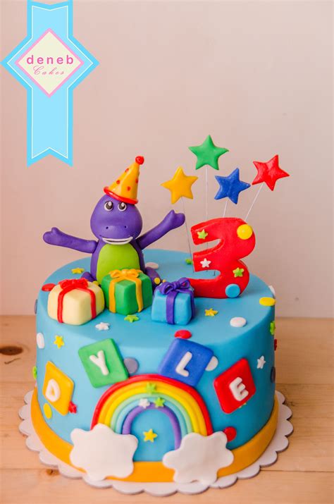 Barney 1st Birthday Cake