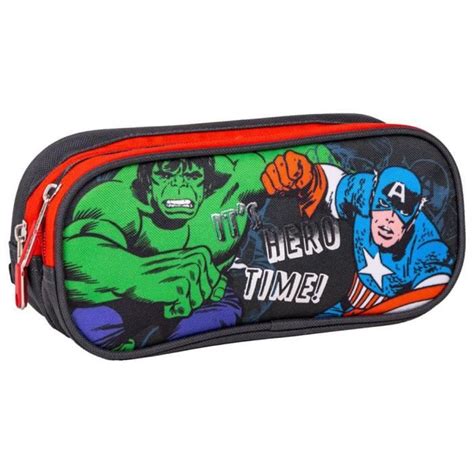 Trousse Scolaire Compartiments Avengers Multicolore X X