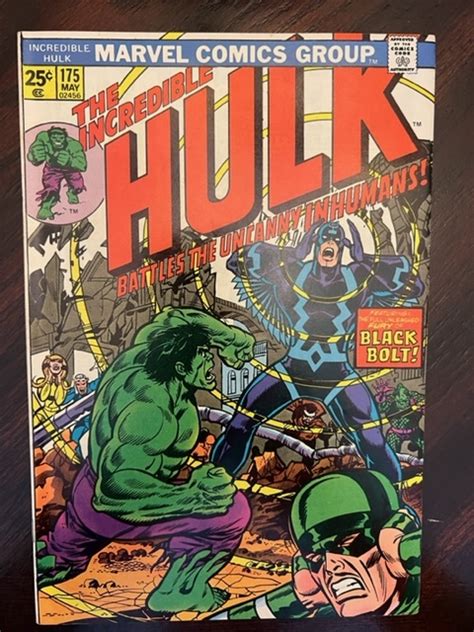 The Incredible Hulk 175 1974 Comic Books Bronze Age Marvel