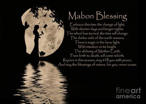 Mabon Blessing Wicca Pagan Autumn Equinox Photograph by Stephanie Laird ...