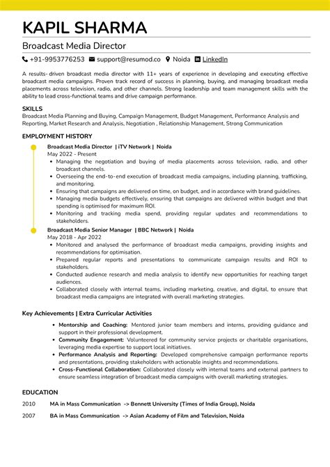 Sample Resume Of Pgt English With Template Writing Guide Resumod Co