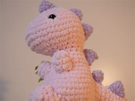 Crochet Dinosaur Plush Etsy