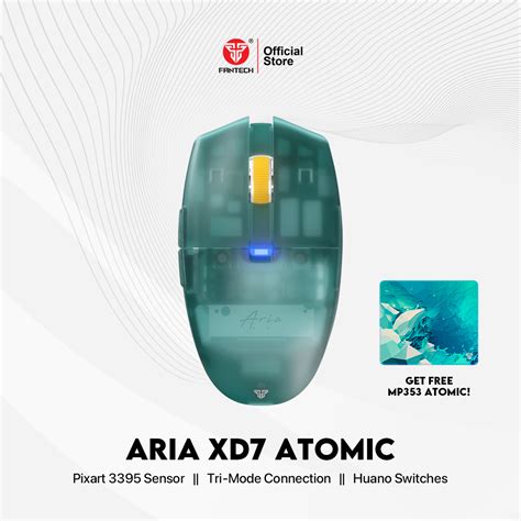 Fantech Aria Xd7 Atomic Wireless Bluetooth Mouse Gaming Rechargeable Lazada Indonesia