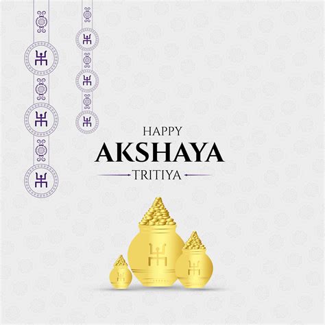 Happy Akshaya Tritiya Festival Social Media Post 7652518 Vector Art At