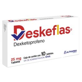 DESKEFLAS 25 Mg TAB CAJ C 10