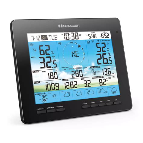 BRESSER 6 Tage 4CAST PRO WLAN Wetterstation 7 In 1 Solar 7003210