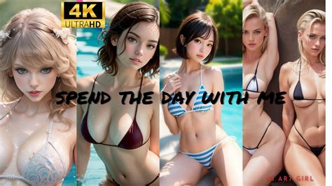 Ai Girls Cannot Escape From Water Wet Underwear [4k Ai 룩북] Ai Lookbook Youtube