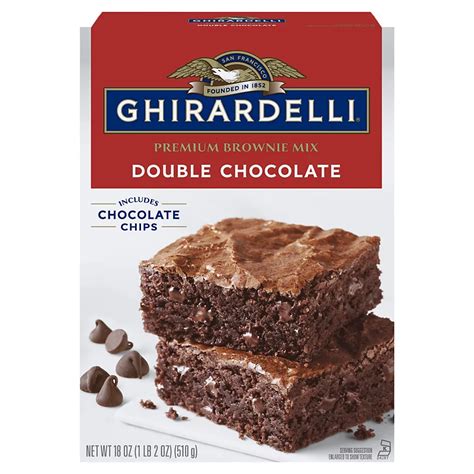 Ghirardelli Chocolate Double Chocolate Brownie Mix Shop Baking Mixes At H E B