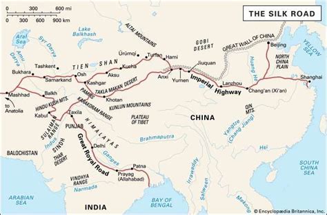 Silk Road Facts History And Map