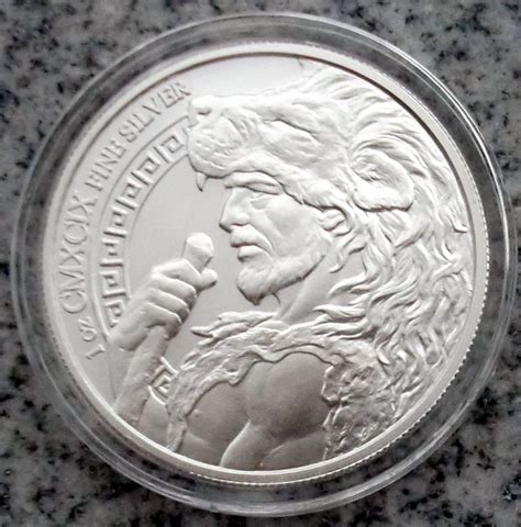 Hercules Ninth Labour Girdle Of Hippolyta 1 Oz Silver Round Capsule