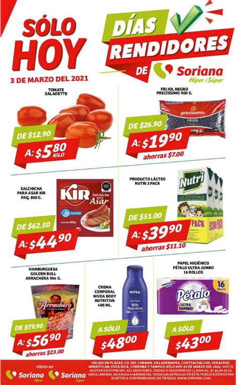 Folleto Soriana Ofertas D As Rendidores De Marzo