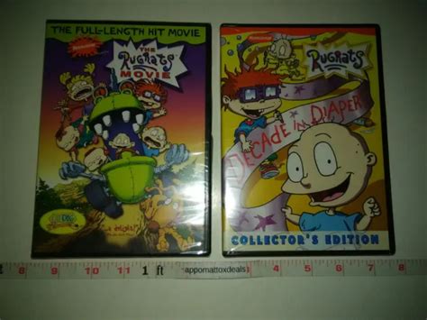 Dvd Lot The Rugrats Movie Rugrats Decade In Diapers Collector S