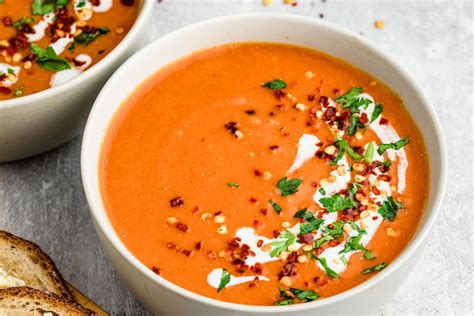 Spicy Roast Tomato Soup Sarah S Vegan Recipes