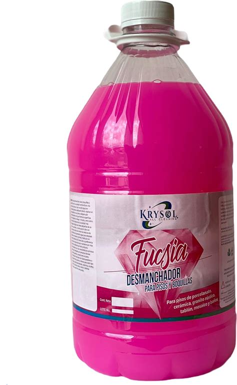 FUCSIA DEMANCHADOR PARA PISOS Y BOQUILLAS O JUNTAS 4LT RINDE 130M2