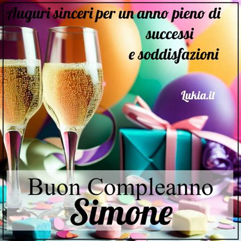 Buon Compleanno Simone Auguri Sinceri