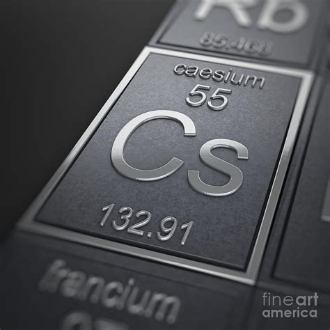 Caesium Chemical Element Photograph by Science Picture Co - Fine Art ...