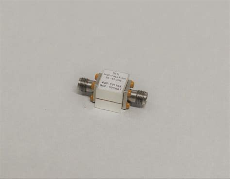 High Pass Filter 20 40 Ghz Deti Microwave