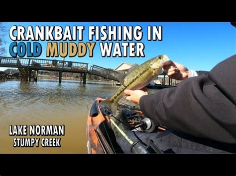 Crankbait Kayak Bass Fishing In Cold Muddy Water YouTube