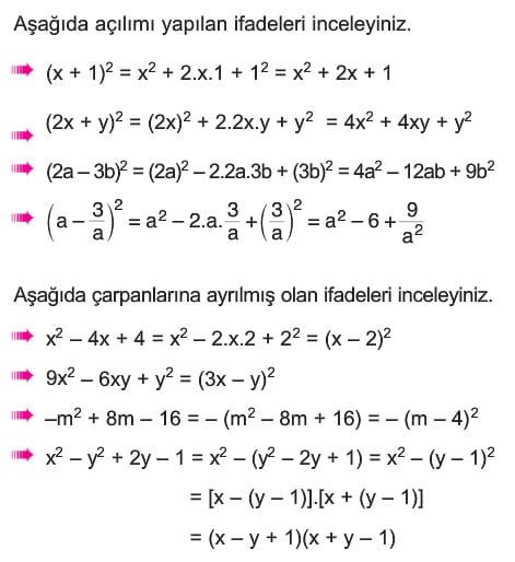 Polinomlarda Çarpanlara Ayırma konu anlatımı Çözümlü Sorular 10 Sınıf