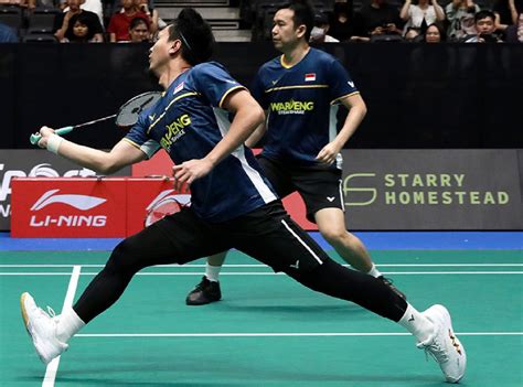 Hasil Singapore Open 2023 Mohammad Ahsan Hendra Setiawan Bikin