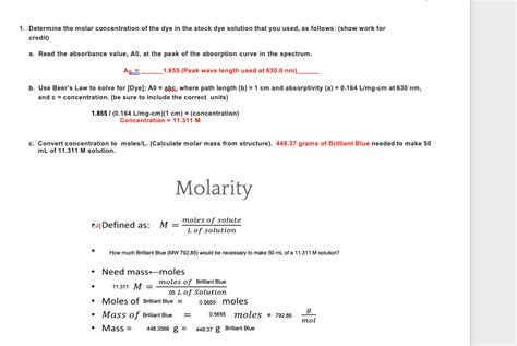 How To Find Molar Concentration Sciencing - Riset