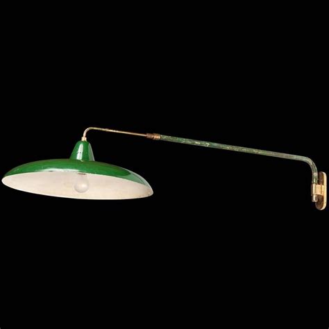 Green Extension Arm Lamp At 1stdibs