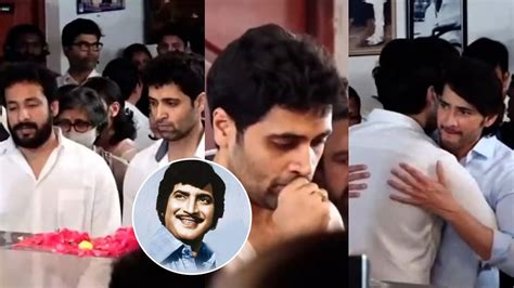 Adivi Sesh With Mahesh Babu Visuals At Super Star Krishna Home