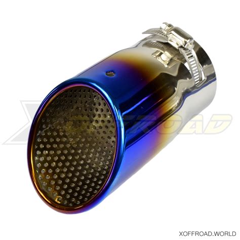 Exhaust tip, Annealed Stainless Steel, Jeep Wrangler JL XOEA155 - X-Offroad