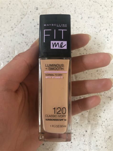 Maybelline Fit Me Liquid Foundation Make Up 120 Classic Ivory 30 Ml Inci Beauty