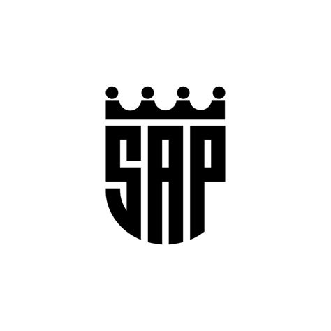 Design De Logotipo De Carta Sap Na Ilustração Logotipo Vetorial Desenhos De Caligrafia Para