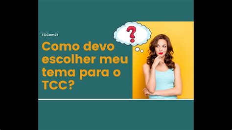 L02m Como Devo Escolher Meu Tema Para O Tcc Youtube