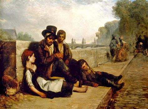 Peinture Française du 19ème Siècle Scene de Paris 1833