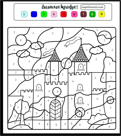 15 Incroyable Coloriage Magique Ms Pictures Coloriage
