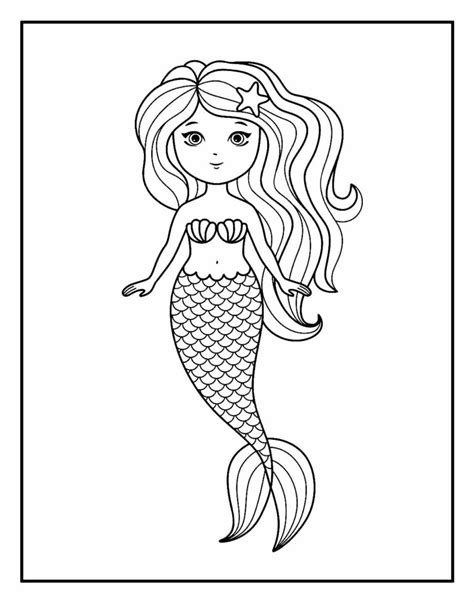 Pequena Sereia Para Colorir - 50+ Desenhos para colorir da Pequena Sereia - Dicas Práticas