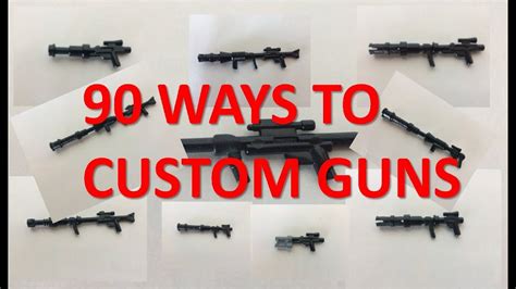 90 Ways To Custom Lego Guns For Star Wars Youtube