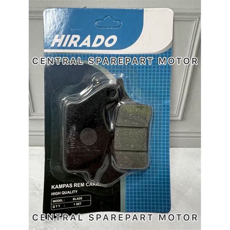 Jual Dispad Kampas Rem Depan Hirado Blade Revo Absolute Suprax Fi