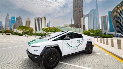 Tesla Cybertruck A Captivating Addition To Dubai Polices Fleet