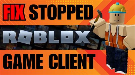 How To Fix Roblox Game Client Has Stopped Working 2024 Youtube