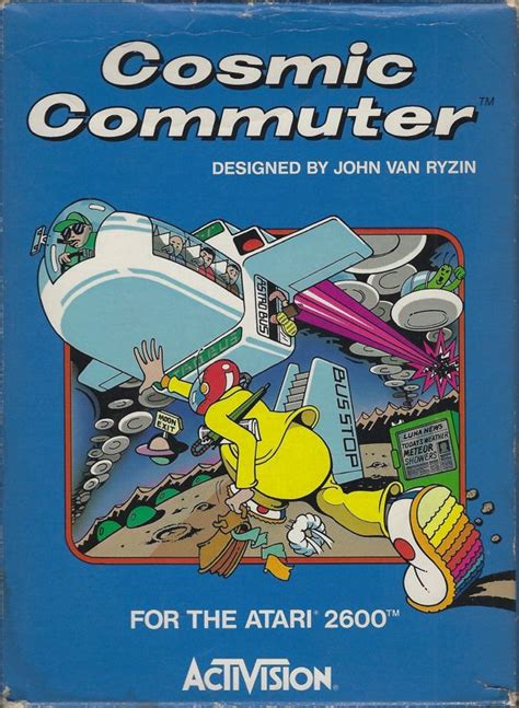 Cosmic Commuter 1984 Box Cover Art Mobygames