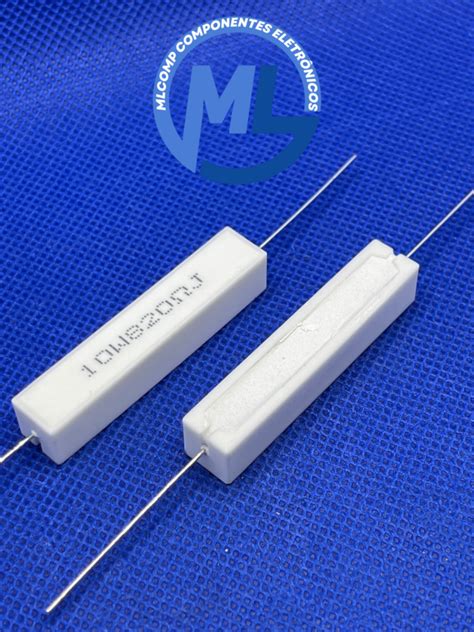 Resistor De Fio R W Axial Porcelana Ctt Mlcomp