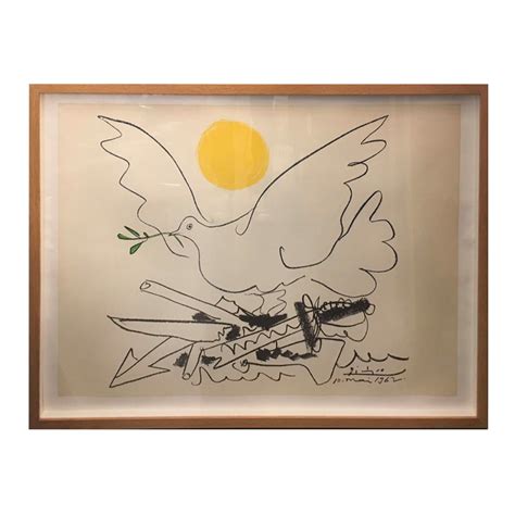 Lithography The Dove Pablo Picasso 1962 Maison PÉlican