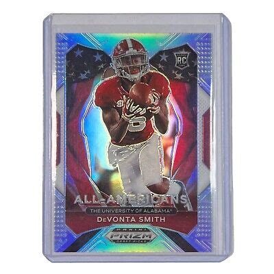 Devonta Smith Ncaa Alabama Roll Tide Panini Draft Picks Silver