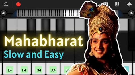 Mahabharat Title Song Piano Tutorial Star Plus Easy Mobile Perfect