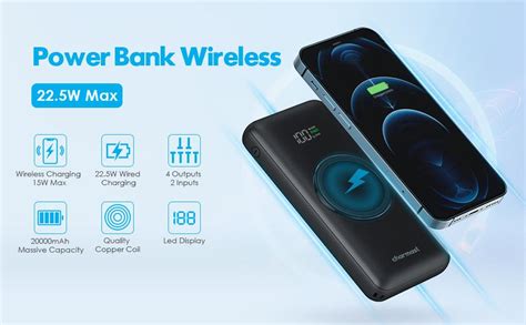 Charmast Mah Wireless Power Bank W Max W Pd Qc