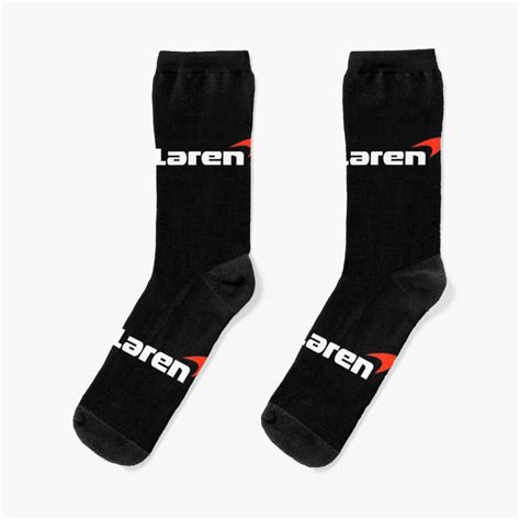 Mclaren Formula 1 Racing Car Logo Design Socks For Sale By