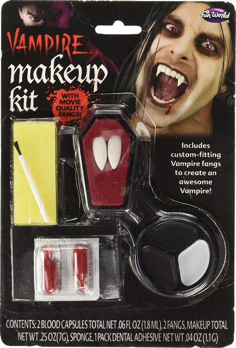 Vampire Makeup Kit Including Fangs With New Hot Melt Adhesive Amazon