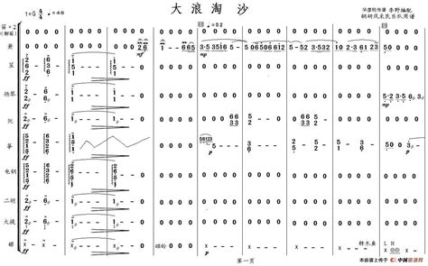 大浪淘沙（器乐合奏）