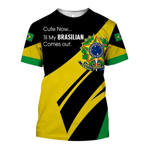 Camisa Masculina Do Brasil D Sele O Brasileira T Camisas O Pesco O